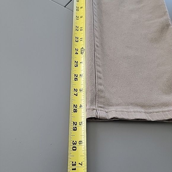 RSQ Slim Straight Fit Mens 30x30 Chino Pants Tan Stretch Back Welt Pockets Logo - Picture 13 of 15